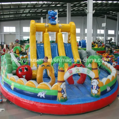 Newest Inflatable Giant Fruit Castle Bouncer for Children Playground